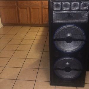 VRTX215LED Dual 15" 7-Way 1800 Watt Speaker